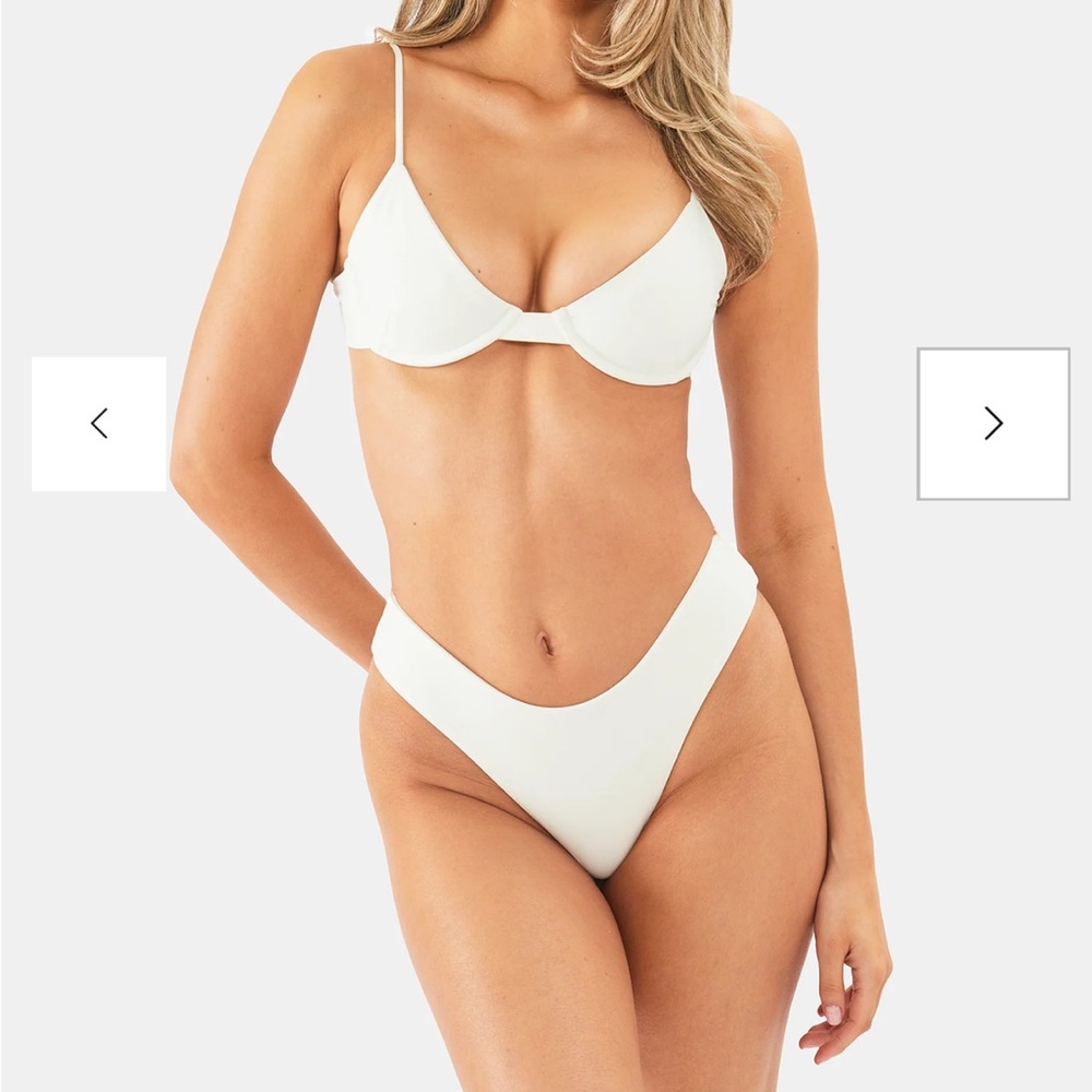 Nyud White Bikini bottom